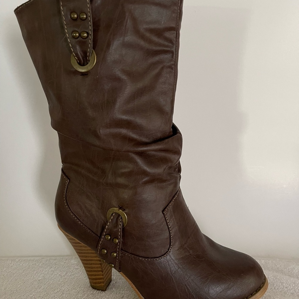 Rampage Women’s Immi D-2309-1 Brown Mid-Calf Fashion Boots size 6M - Picture 2 of 5